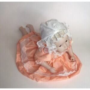 Vintage Porcelain Doll Edwin M. Knowles 1986 Picture Perfect Babies Heather 12"